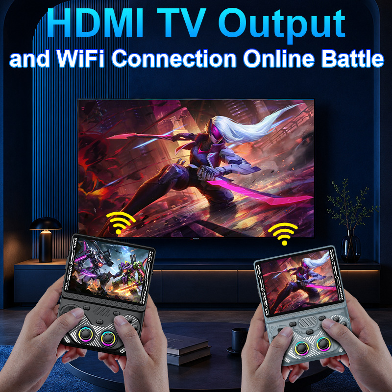 Retro Game Console Hdmi Tv Output - Consoles de jeux portables Rg43v Pro,