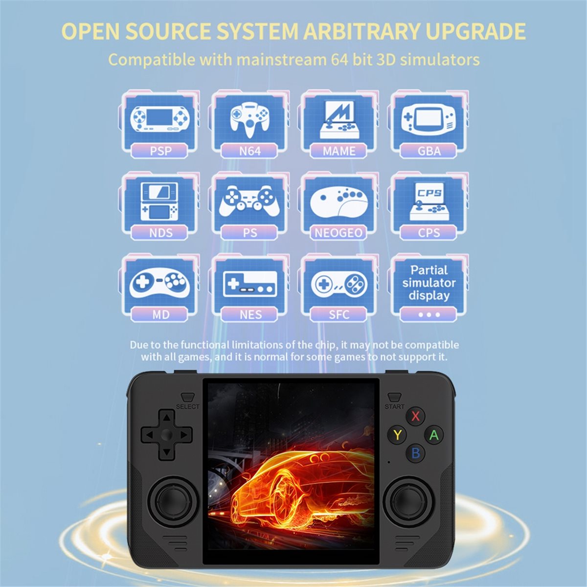 Punctuel-RGB30 Console de jeu  - Open Source Retro Game Console 4 Inch avis et prix