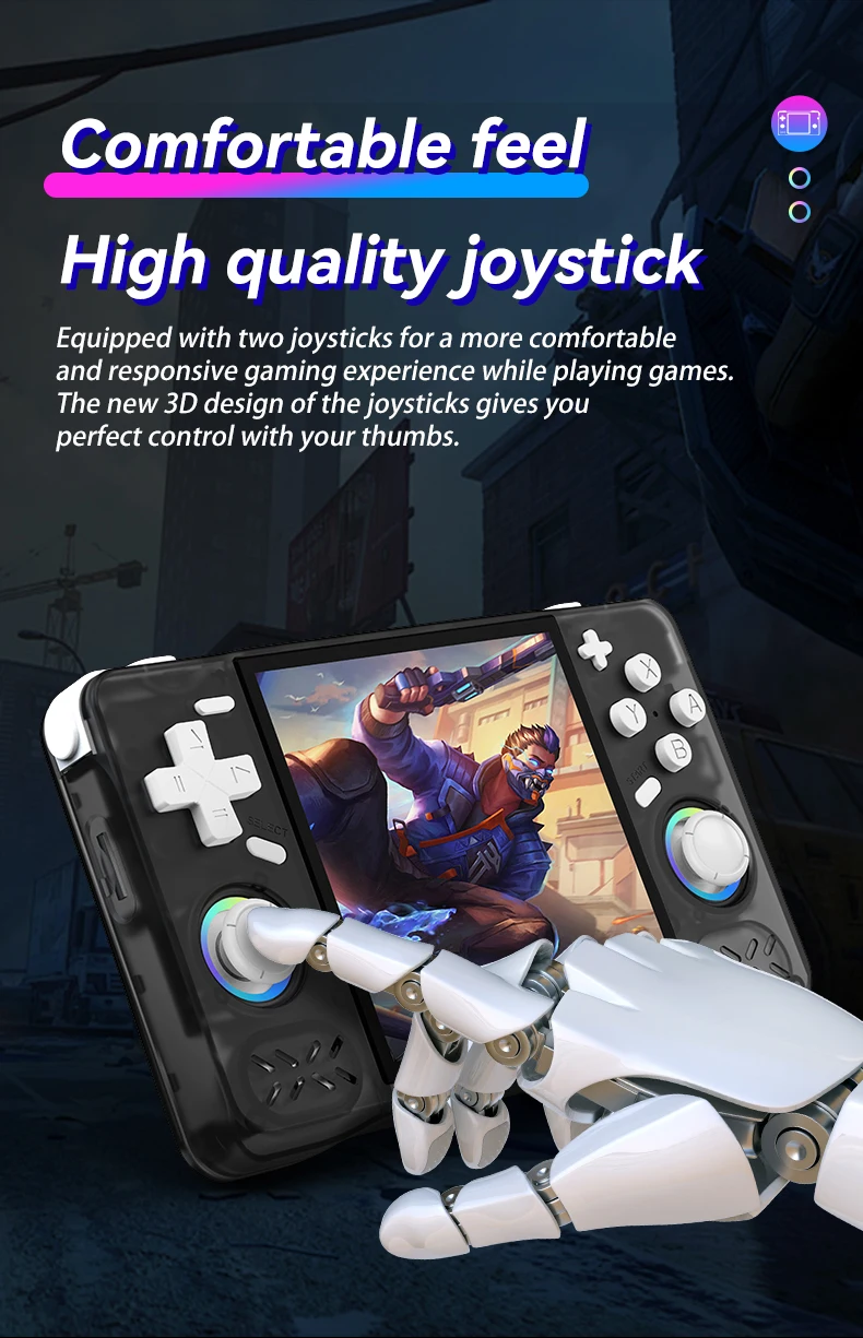 Console de jeux vidéo portable - Retro Handheld Console Linux Ips Screen avis et prix