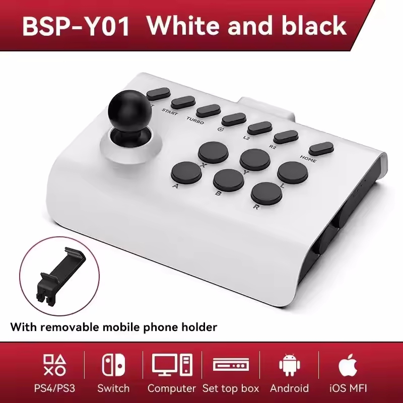 Manette de jeu d'arcade contrô - Wireless Retro Controller Bluetooth Gamepad avis et prix