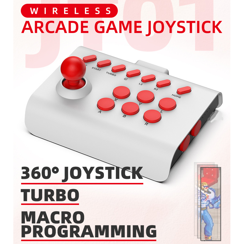 Manette de jeu d'arcade contrô - Wireless Retro Controller Bluetooth Gamepad avis et prix