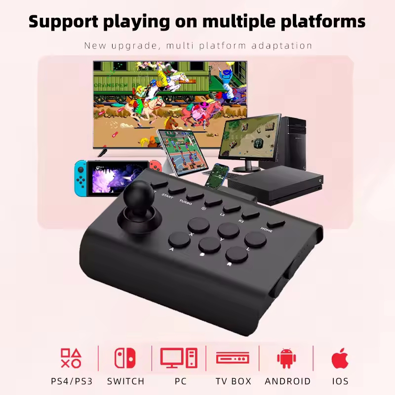 Manette de jeu d'arcade contrô - Wireless Retro Controller Bluetooth Gamepad avis et prix