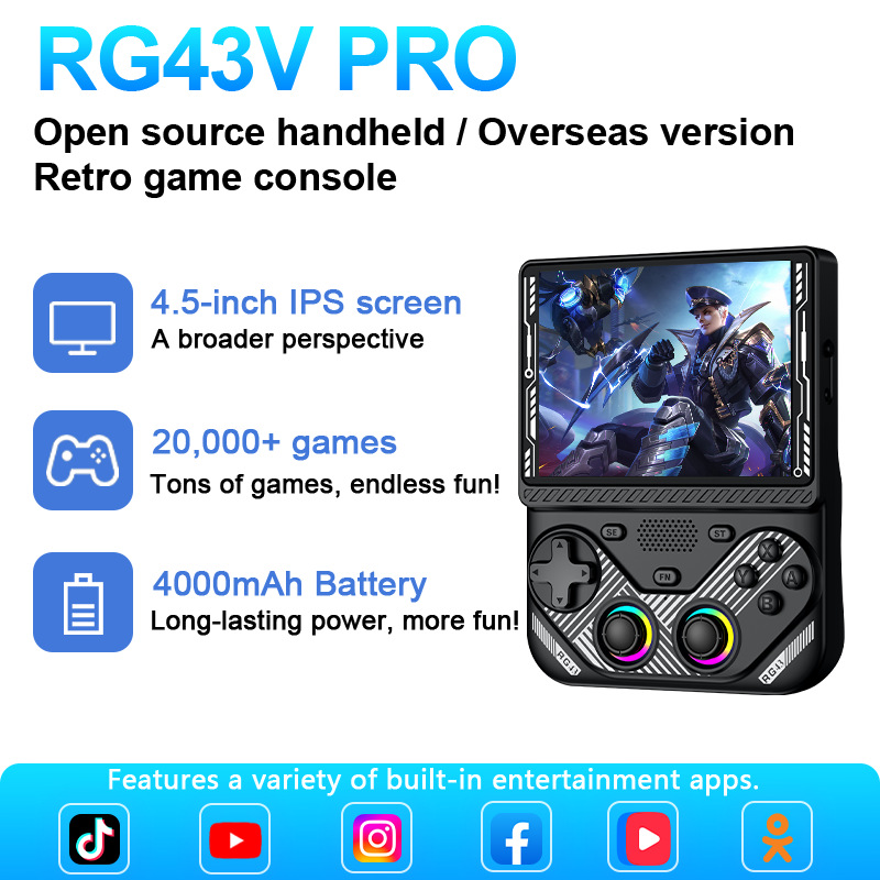 Consoles de jeux portables Rg4 - Retro Game Console Hdmi Tv Output avis et prix