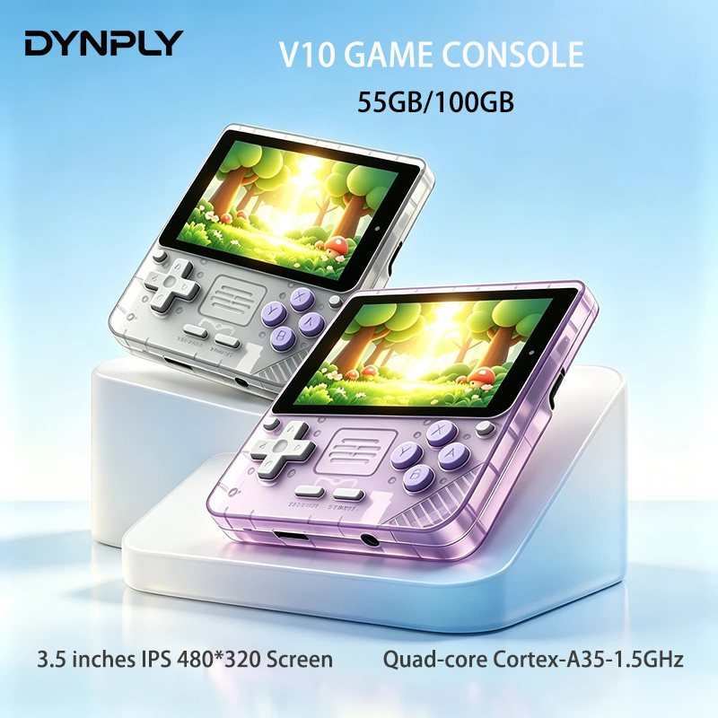 POWKIDDY V10 Console de jeu po - Retro Handheld Console Linux Ips Screen avis et prix