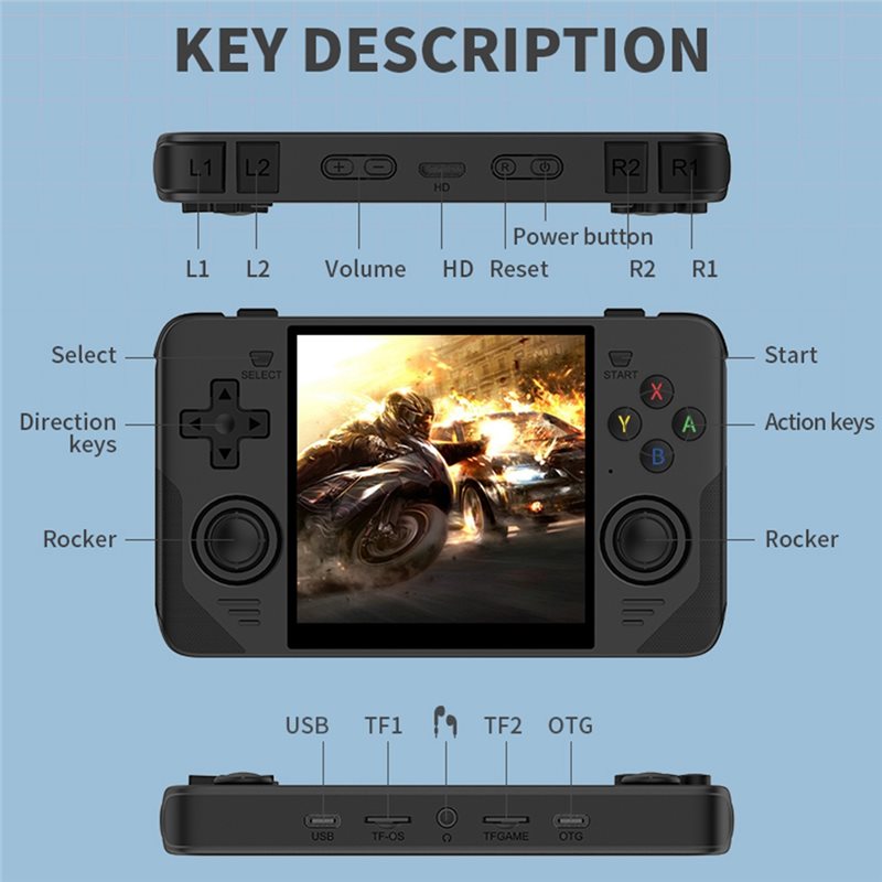 Console de jeu portable rétro  - Open Source Retro Game Console 4 Inch avis et prix