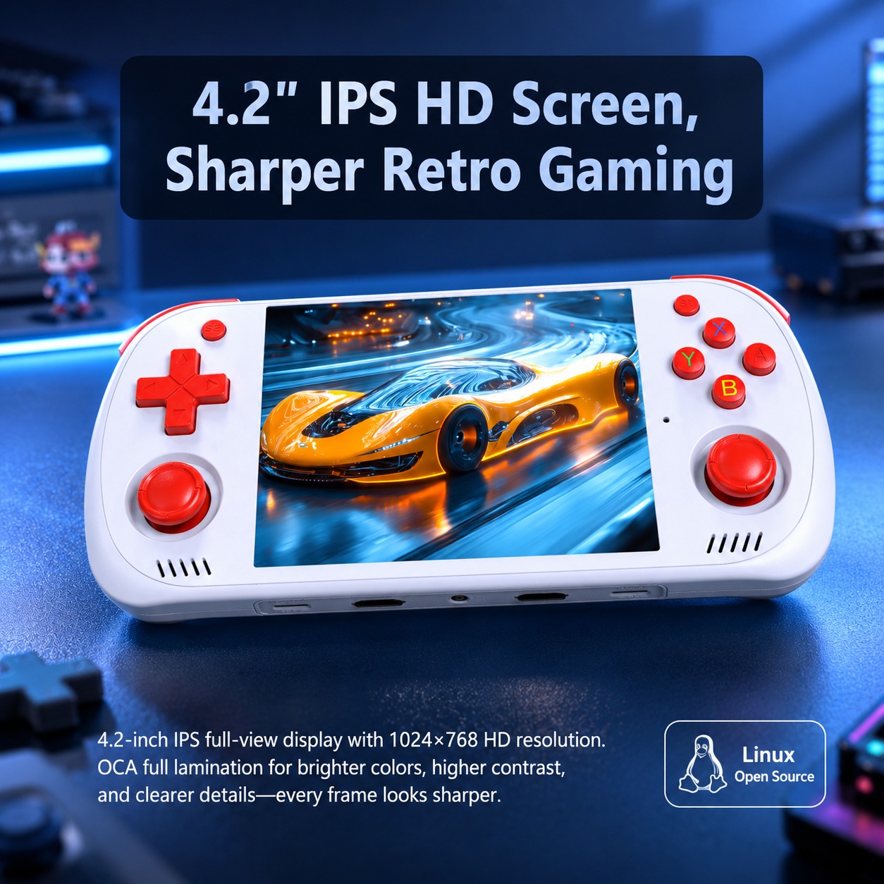 Console de jeux portable rétro - Retro Handheld Console Linux Ips Screen avis et prix