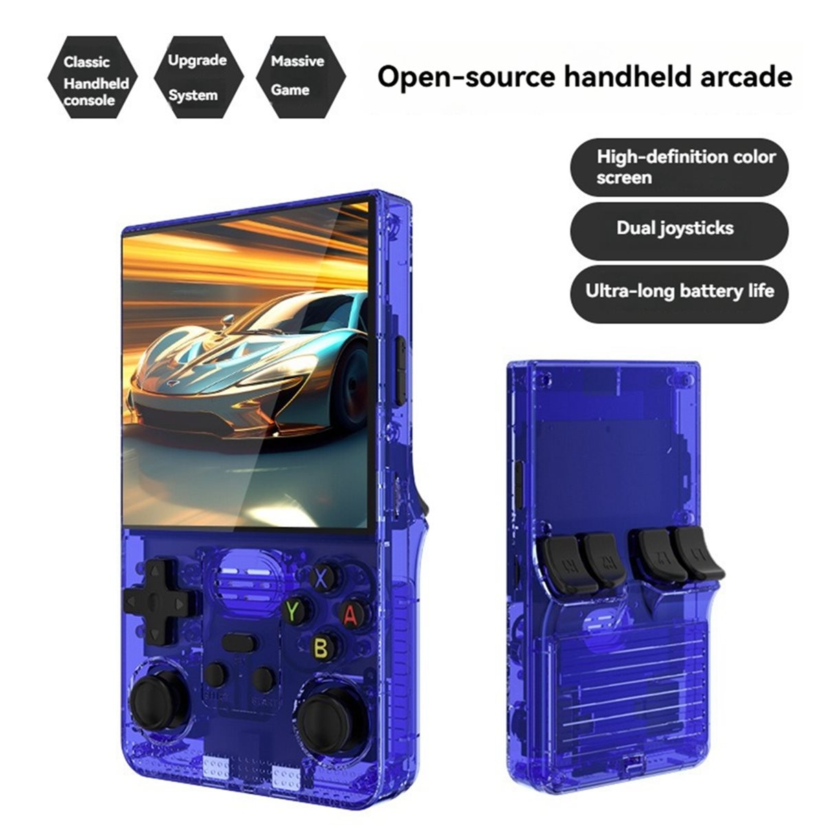 Promotion R39MAX Console de Je - Open Source Retro Game Console 4 Inch avis et prix