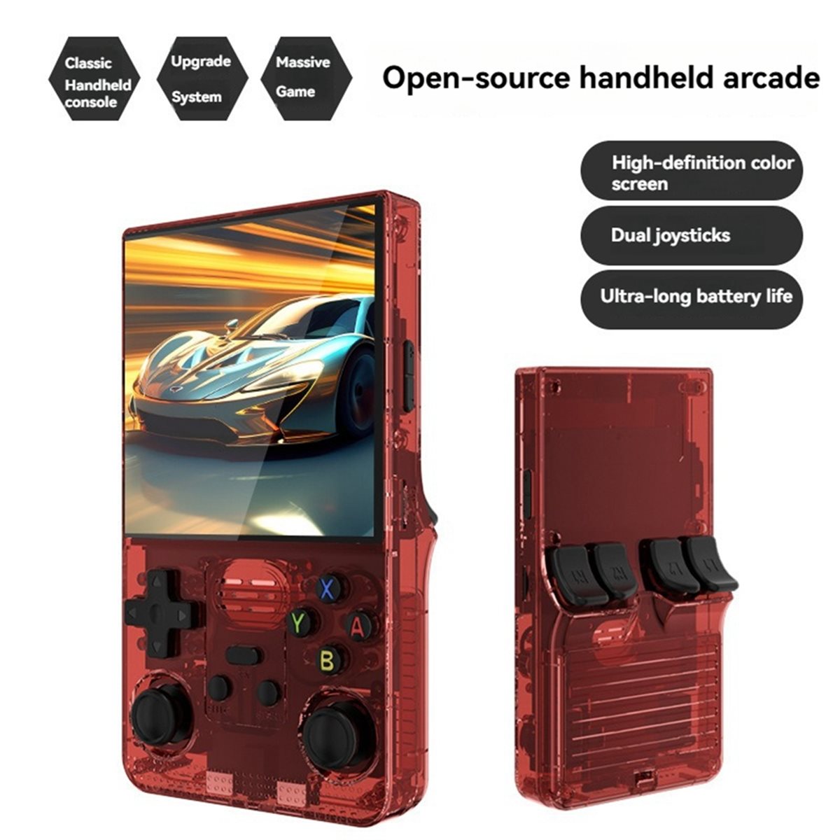 Promotion R39MAX Console de Je - Open Source Retro Game Console 4 Inch avis et prix