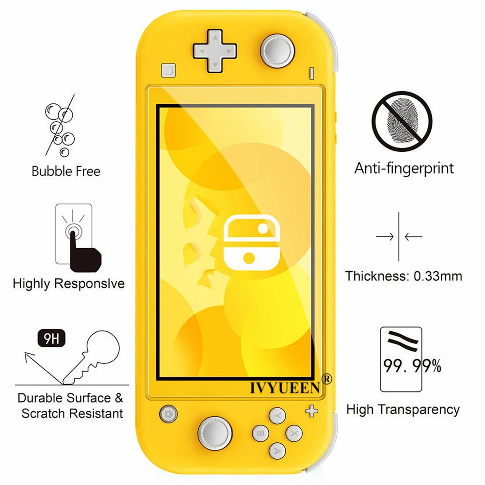 IVYUEEN 3 pièces pour Nintendo - Screen Protector Tempered Glass Console avis et prix